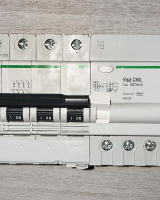 SCHNEIDER C60H D32A 4P+VIGI C60 500mA 26608
