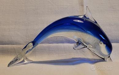 delfino in vetro