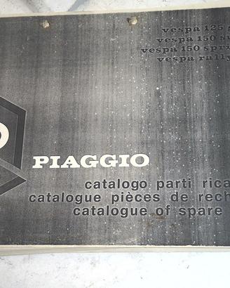 CATALOGO PARTI DI RICAMBIO VESPA PIAGGIO ANNO 1974