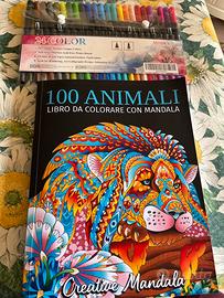 libro da colorare con Mandala
