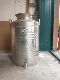 Fusto Maffei acciao inox 50 litri con rubinetto