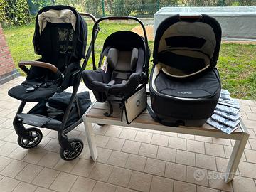 Trio passeggino, navicella e ovetto NUNA