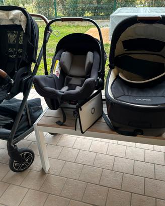 Trio passeggino, navicella e ovetto NUNA