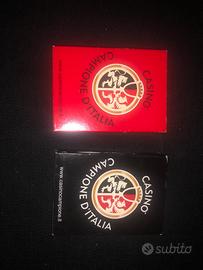 Carte modiano casino di campione collezione