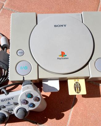 Console Sony PlayStation 1 + 2 Controller e 2 MC