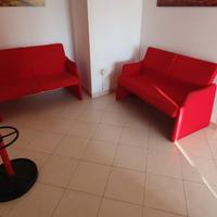 🔴 DIVANETTI ROSSI SALA D’ATTESA / UFFICIO