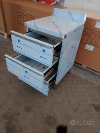 Cassettiera inox nuova