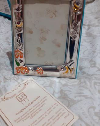 Cornice bambino argento 9×13