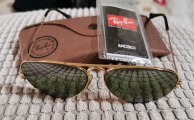 

Ray ban Aviator specchiati sfumati verdi