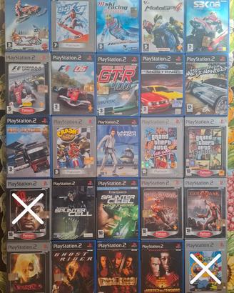 45 dischi originali videogiochi PS2 da collezione