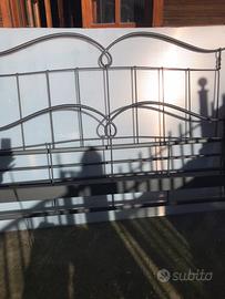 Testiera matr. In ferro battuto, nuova