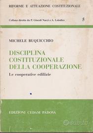 Buquicchio Disciplina costituzionale della coopera