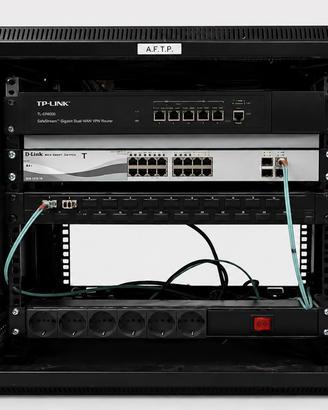 Rack 19” completo TP-Link/D-Link