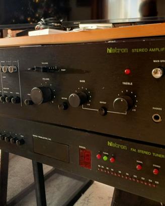 Amplificatore e sinto vintage Hiletron