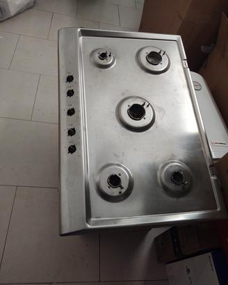 piano cottura gas 5 fuochi