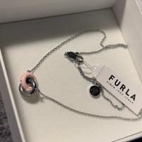 Collana Furla Daring Argento e Rosa