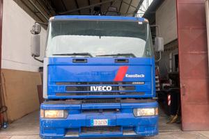 Iveco Eurotech con gru e cassone scarrabile