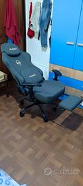 sedia gaming in tessuto