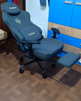 sedia gaming in tessuto