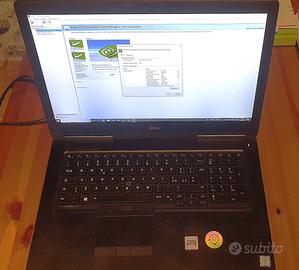 DELL Precision 7710 17" I7 32GB 512GB NVIDIA 8GB