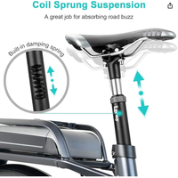 LERWAY Reggisella Ammortizzato per Bicicletta