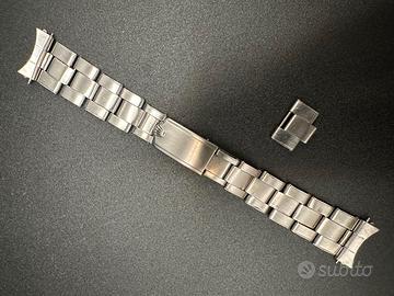 Bracciale rivetti Rolex con finali 60 - ansa 19mm