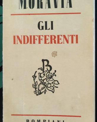 MORAVIA-GLI INDIFFERENTI-1951 ED. BOMPIANI