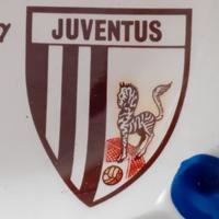 VECCHIO POSACENERE CERAMICA JUVE ANNI 50 VINTAGE 