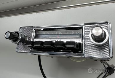 Autoradio d epoca Sanyo