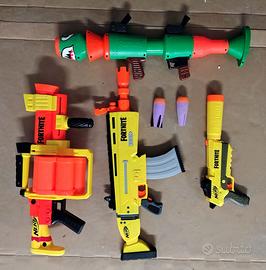 pistole e fucili NERF Fortnite
