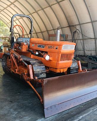 TRATTORE FIAT 605 MONTAGNA CON APRIPISTA