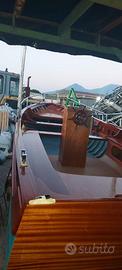 BARCA LANCIA IN LEGNO