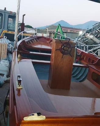 BARCA LANCIA IN LEGNO