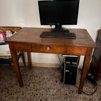 SCRIVANIA TAVOLO IN LEGNO