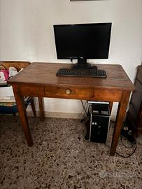 SCRIVANIA TAVOLO IN LEGNO