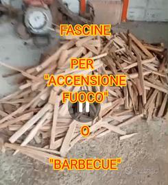 legna fascine  per accensione o barbecue 