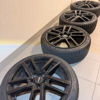Cerchi Real 18” neri Hyundai i20n i30n + gomme