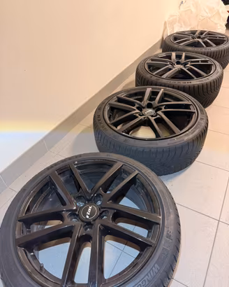 Cerchi Real 18” neri Hyundai i20n i30n + gomme