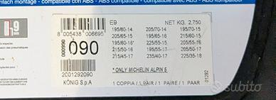 catene da neve konig E9 090