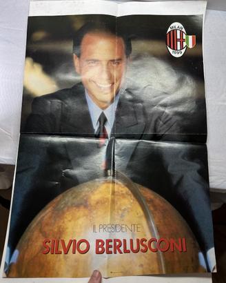 Poster Vintage Fronte/Retro AC Milan 88-89 Squadra
