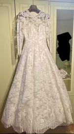 Abito da Sposa pizzo Chantilly e seta -Peter Vest