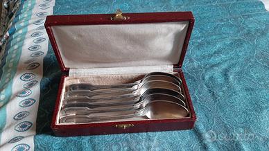 Set di 6 cucchiaini vintage francesi anni 20 