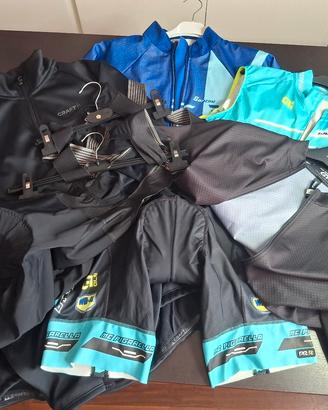 blocco abbigliamento ciclista 