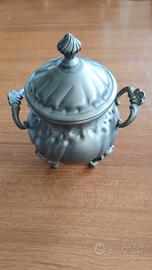 zuccheriera in peltro 