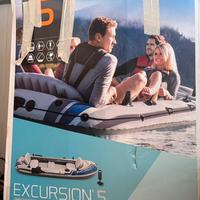 Gommone gonfiabile con remi 3,56x1.68x43 cm