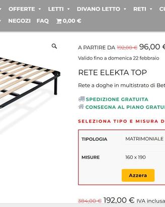 rete matrimoniale eminflex elekta top