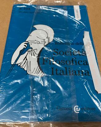 Bollettino Società Filosofica Italiana 244 Carocci