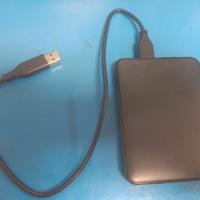 HD hard disk esterno WD 2Tb  USB 3.0 5000Mbits