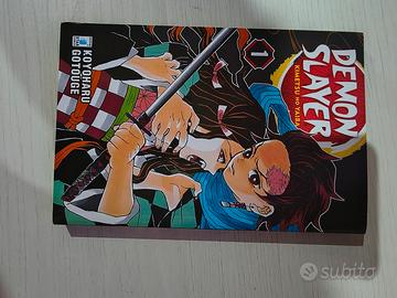Manga Demon Slayer Kimetsu No Yaiba volume 1 e 2