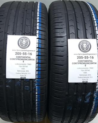 2 GOMME 205 55 16 CONTINENTAL A75981